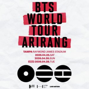 BTS RESERVED PARKING - NIGHT 1 - APRIL 25 - TAMPA